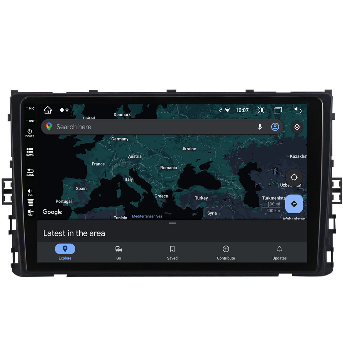 Navigatie Volkswagen Polo (2018+), Android, Z-Octacore / 8GB RAM + 256GB ROM, 9 Inch - AD-BGZ9008+AD-BGRKIT041
