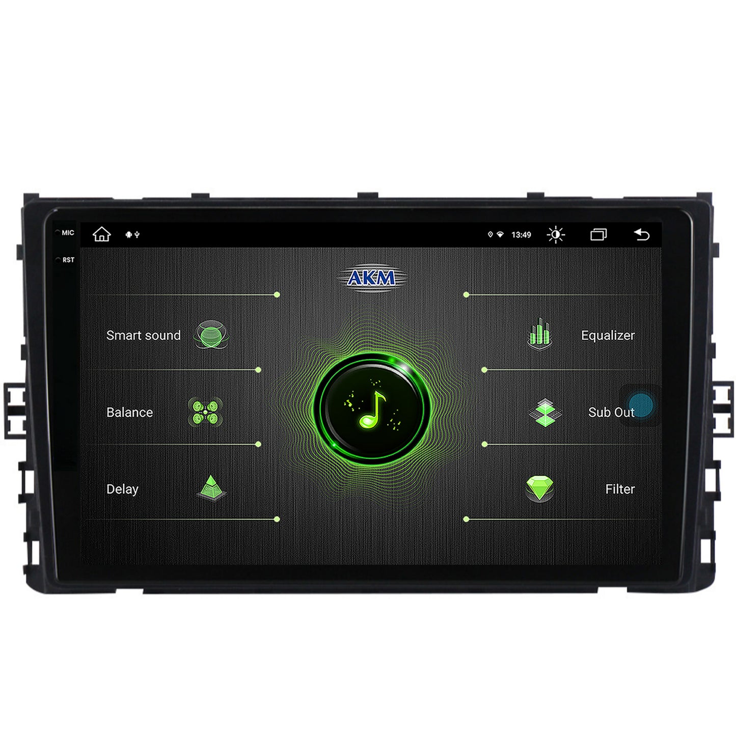 Navigatie Volkswagen T-Cross (2018+), Android, V-Octacore / 4GB RAM + 64GB ROM, 9.5 Inch - AD-BGV9004+AD-BGRKIT041V3