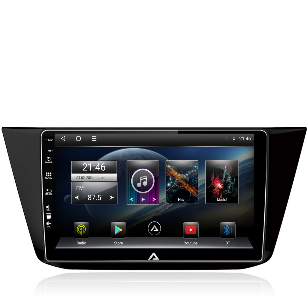 Navigatie Volkswagen Tiguan (2016+), Android, P-Octacore / 2GB RAM + 32GB ROM, 10.1 Inch - AD-BGP10002+AD-BGRKIT036