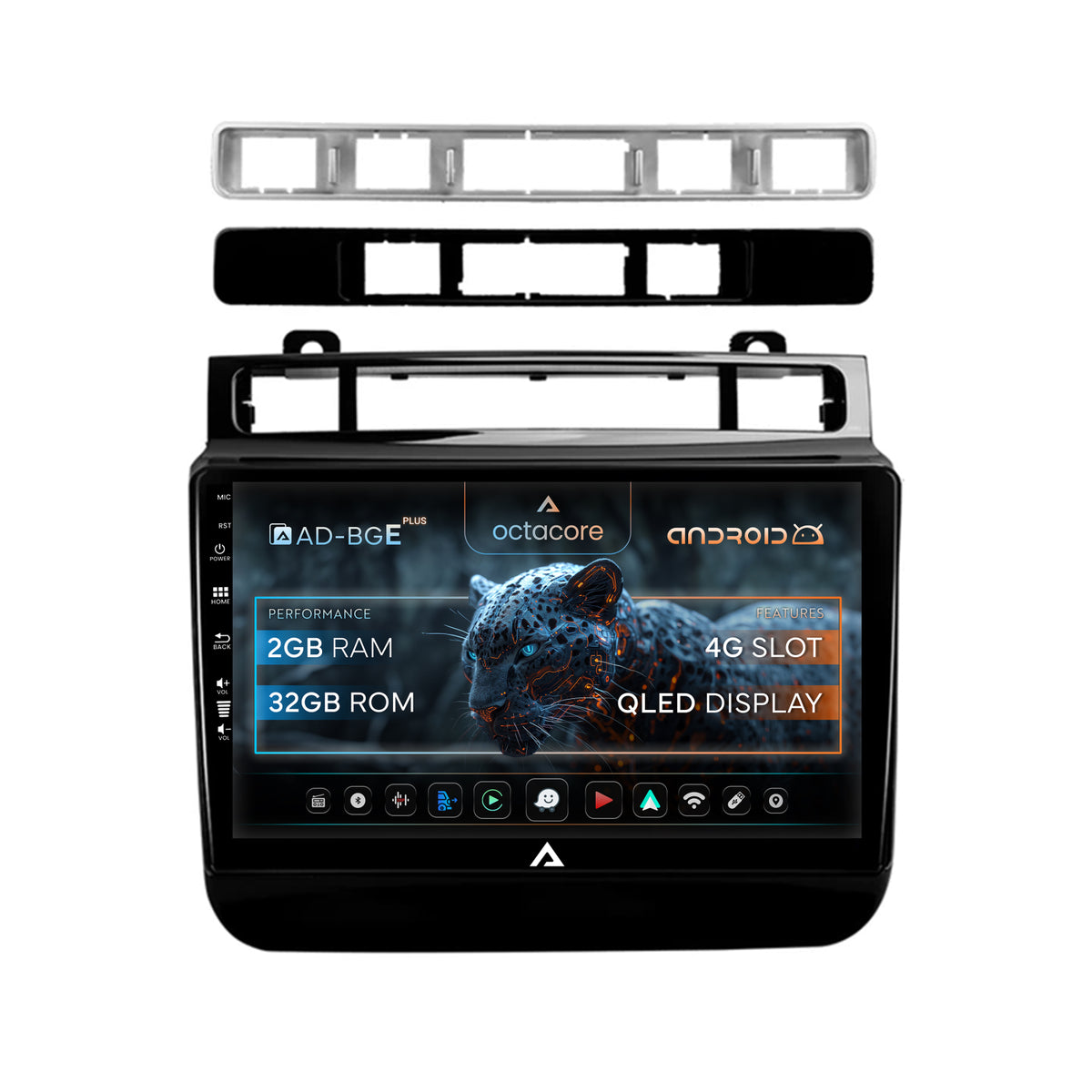 Navigatie Volkswagen Touareg (2010-2018), Android, E-Octacore / 2GB RAM + 32GB ROM, 9 Inch - AD-BGE9002+AD-BGRKIT051