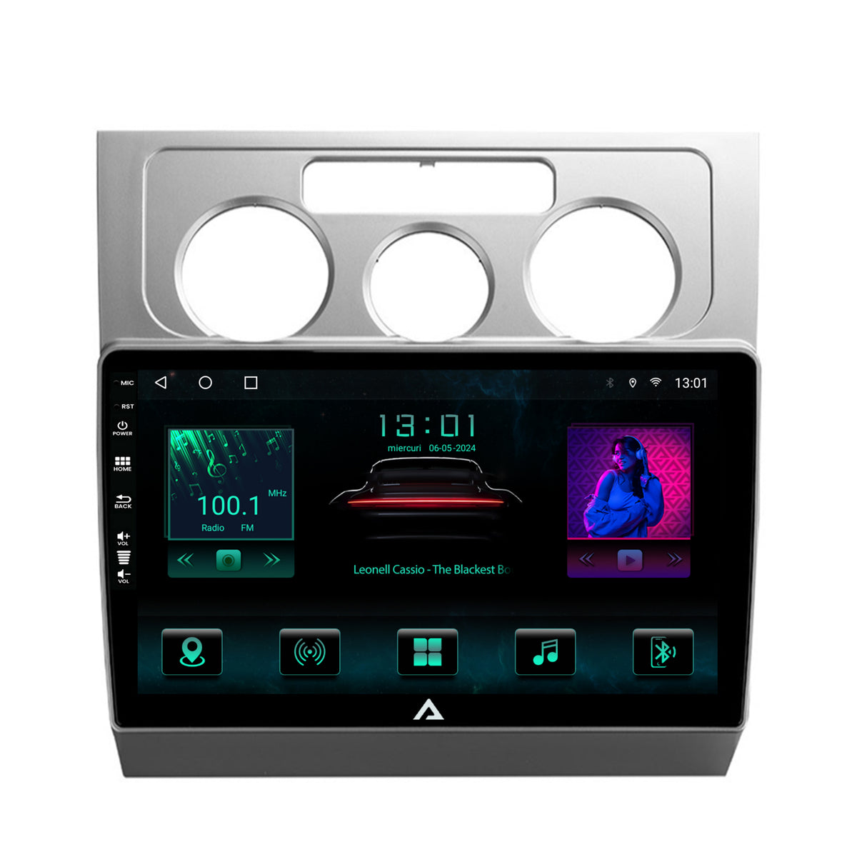 Navigatie Volkswagen Touran (2003-2010), Android, A-Octacore / 4GB RAM + 64GB ROM, 10.1 INCH - AD-BGA10004+AD-BGRKIT054