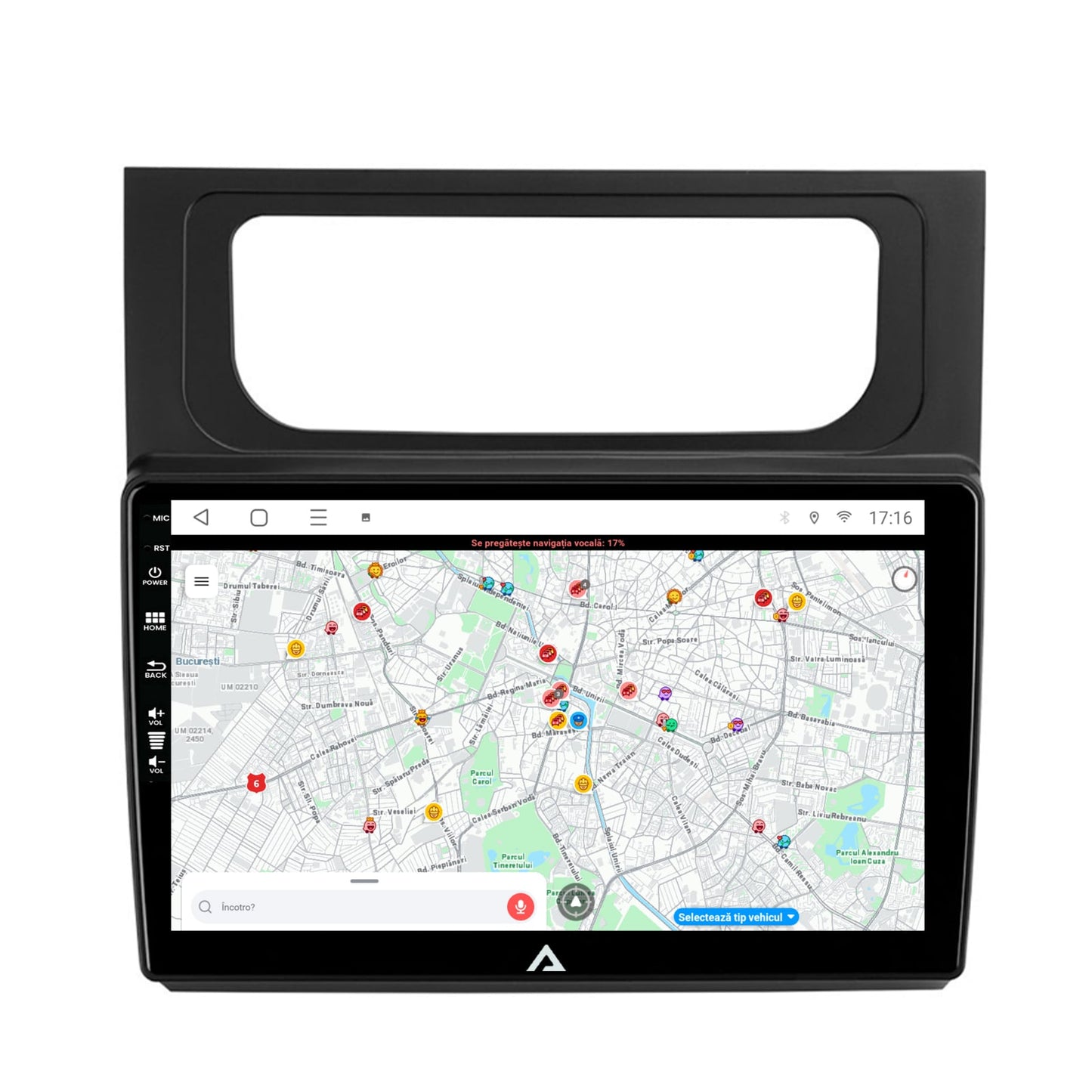 Navigatie Volkswagen Touran (2010-2016), Android, E-Octacore / 2GB RAM + 32GB ROM, 10.1 Inch - AD-BGE10002+AD-BGRKIT042