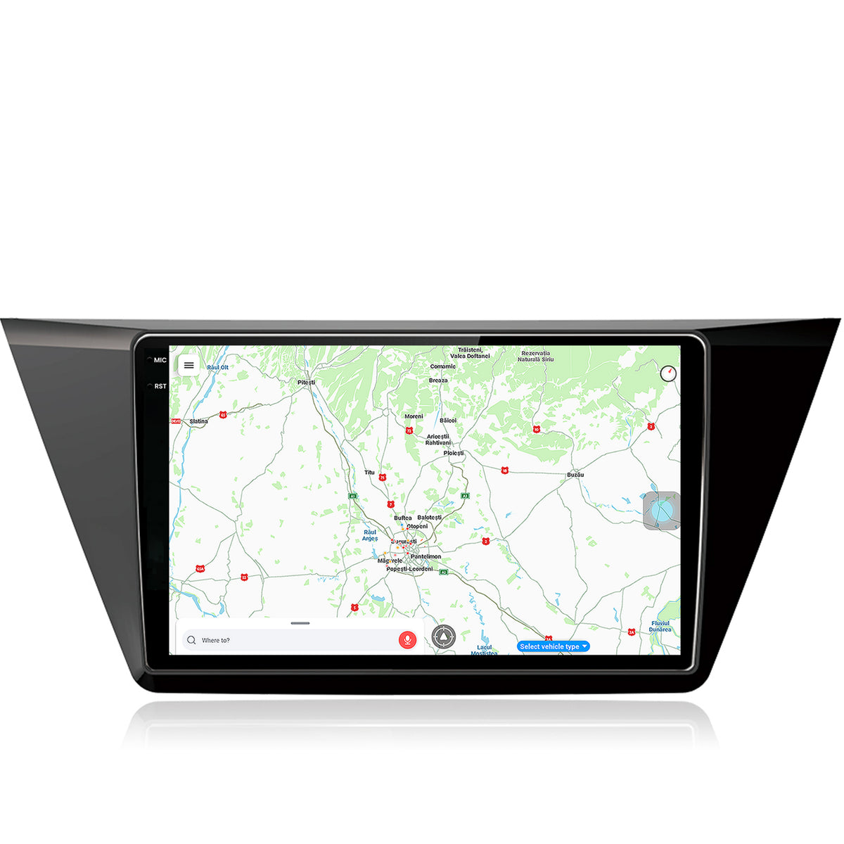 Navigatie Volkswagen Touran (2016+), Android, Z-Octacore / 8GB RAM + 256GB ROM, 10.36 Inch - AD-BGE9008+AD-BGRKIT032