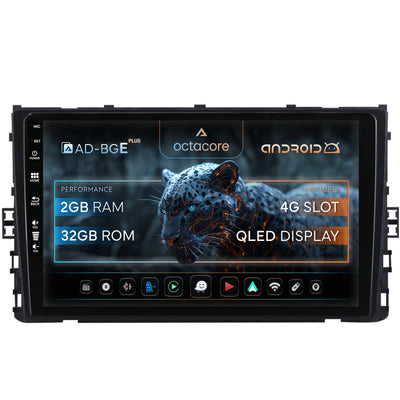 Navigatie Volkswagen Transporter / Caravelle (2020+), Android, E-Octacore / 2GB RAM + 32GB ROM, 9 Inch - AD-BGE9002+AD-BGRKIT041V6