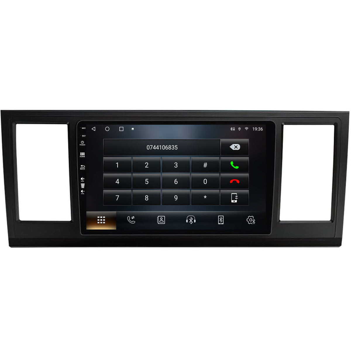 Navigatie Volkswagen Transporter / Caravelle / Multivan T6 (2015+), Android, A-Octacore / 4GB RAM + 64GB ROM, 9 Inch - AD-BGA9004+AD-BGRKIT056V2