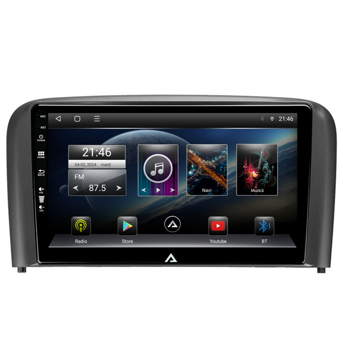 Navigatie Volvo S80 (1998-2004), Android, E-Octacore / 2GB RAM + 32GB ROM, 9 Inch - AD-BGE9002+AD-BGRKIT404