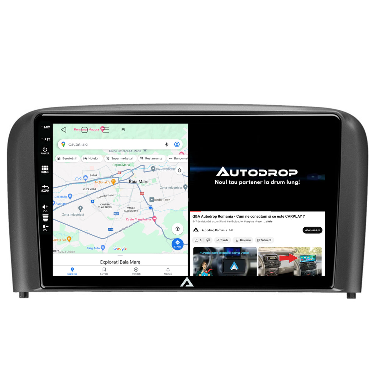 Navigatie Volvo S80 (1998-2004), Android, E-Octacore / 2GB RAM + 32GB ROM, 9 Inch - AD-BGE9002+AD-BGRKIT404