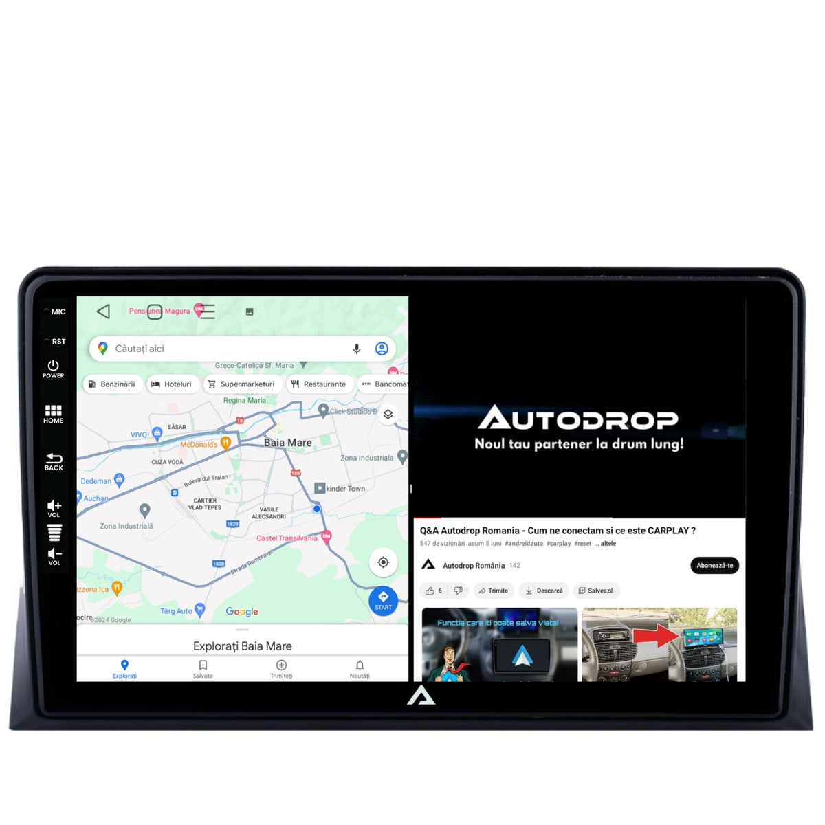 Navigatie VW Multivan T5 (2003-2015), Android, E-Octacore / 2GB RAM + 32GB ROM, 9 Inch - AD-BGE9002+AD-BGRKIT025T5