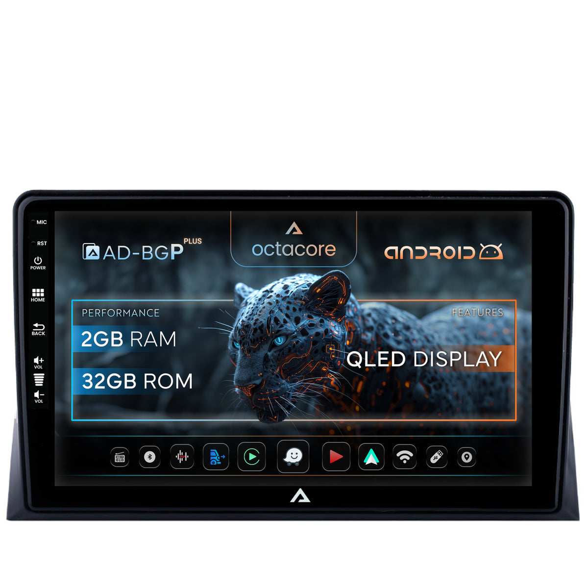 Navigatie VW Multivan T5 (2003-2015), Android, P-Octacore / 2GB RAM + 32GB ROM, 9 Inch - AD-BGP9002+AD-BGRKIT025T5