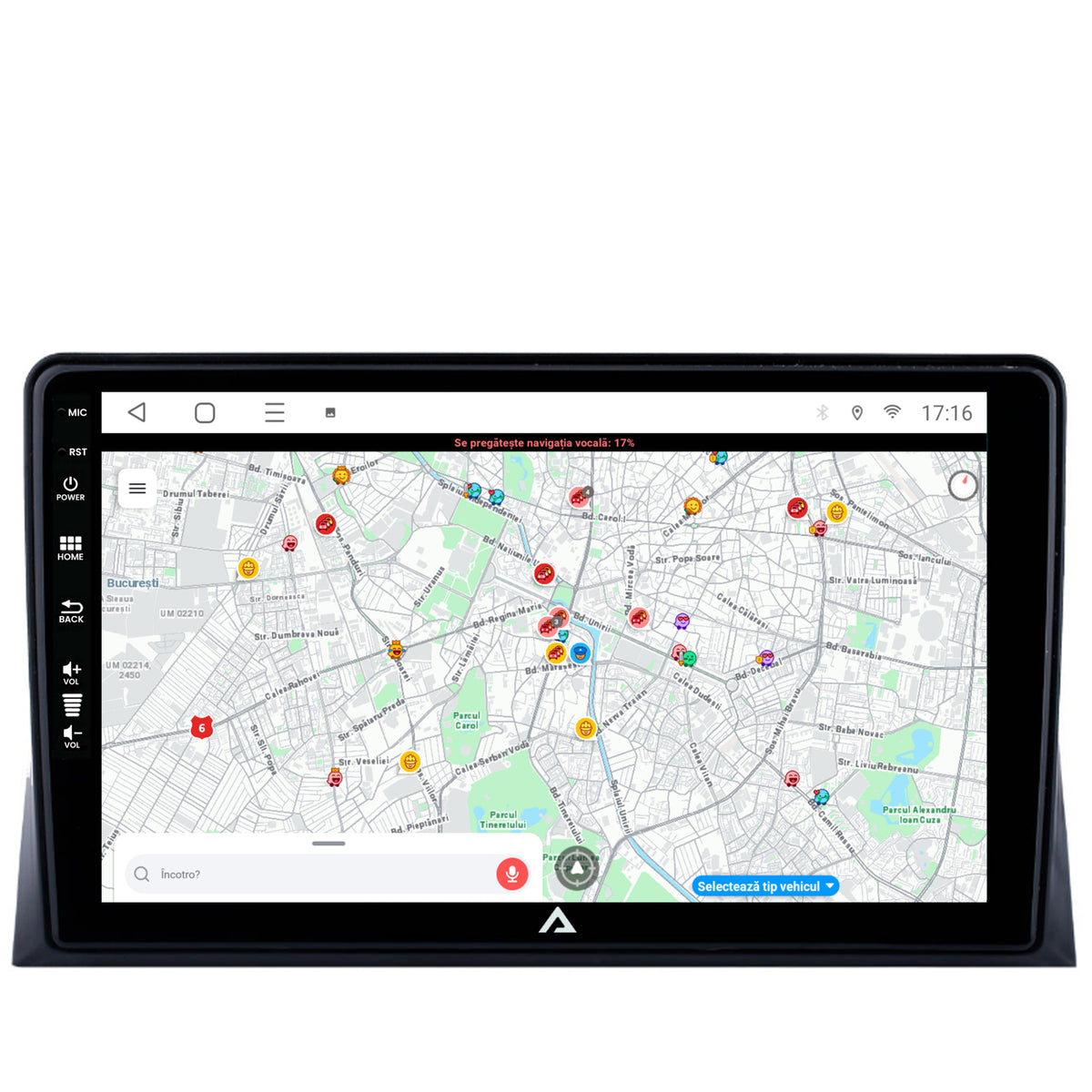 Navigatie VW Multivan T5 (2003-2015), Android, P-Octacore / 2GB RAM + 32GB ROM, 9 Inch - AD-BGP9002+AD-BGRKIT025T5