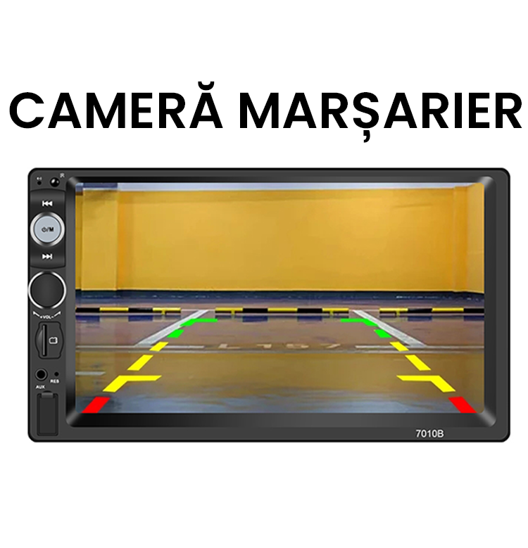 MP5 Player multimedia 2DIN Universal, WinCE, Bluetooth, USB, CardSD, Camera Marsarier, Auxiliar, Mirrorlink, Touchscreen, - AD-BGP7010b