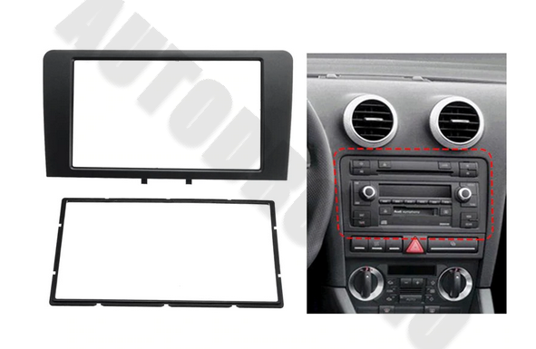 Rama Adaptoare Audi A3 pentru Multimedia 2DIN Universale/MP5 - AD-BGRAU0112DIN