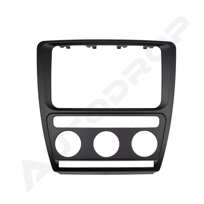 Ramă adaptoare Skoda Octavia 2 Non-Facelift (Auto A/C) 2004-2009 - fațetă 213×133 (RNS 510 / RCD 330), montaj dedicat