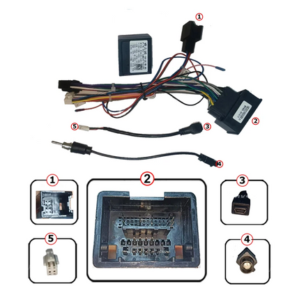 KIT Complet Rama Adaptoare + Cablaj Autodrop Chevrolet Cruze (2014+) pentru Navigatie Multimedia Android 9 inch