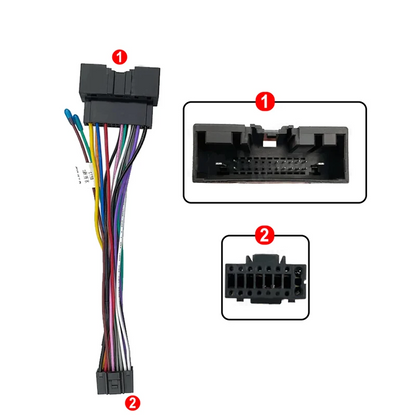 KIT Complet Rama Adaptoare + Cablaj Autodrop Ford TRANSIT/ Tourneo (2017+) pentru Navigatie Multimedia Android 9 inch