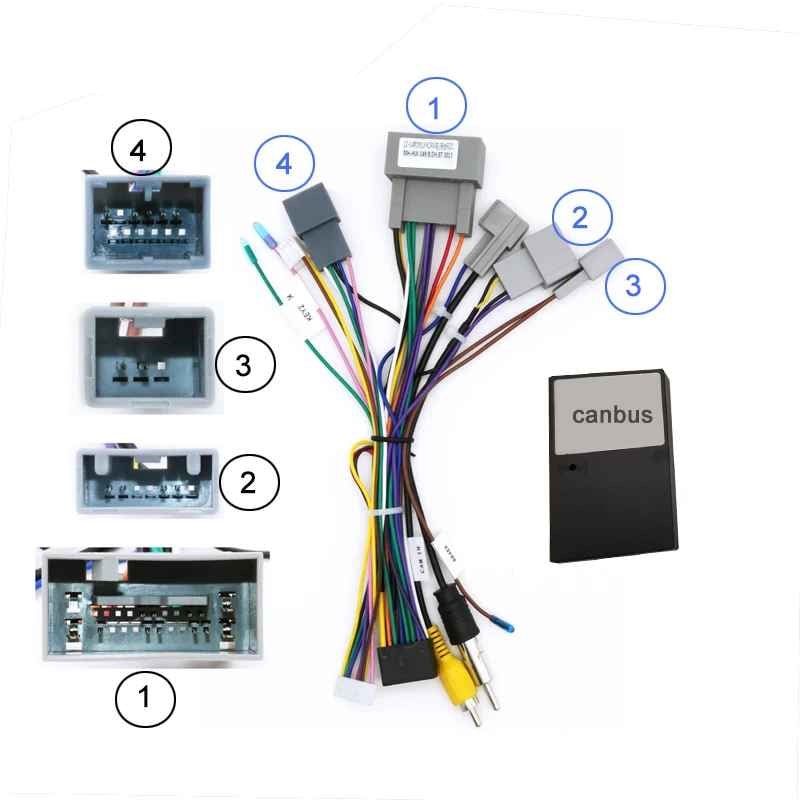 Cablaj alimentare cu CANBUS, Honda Civic (2012-2015), compatibil cu navigație Android 16 pini
