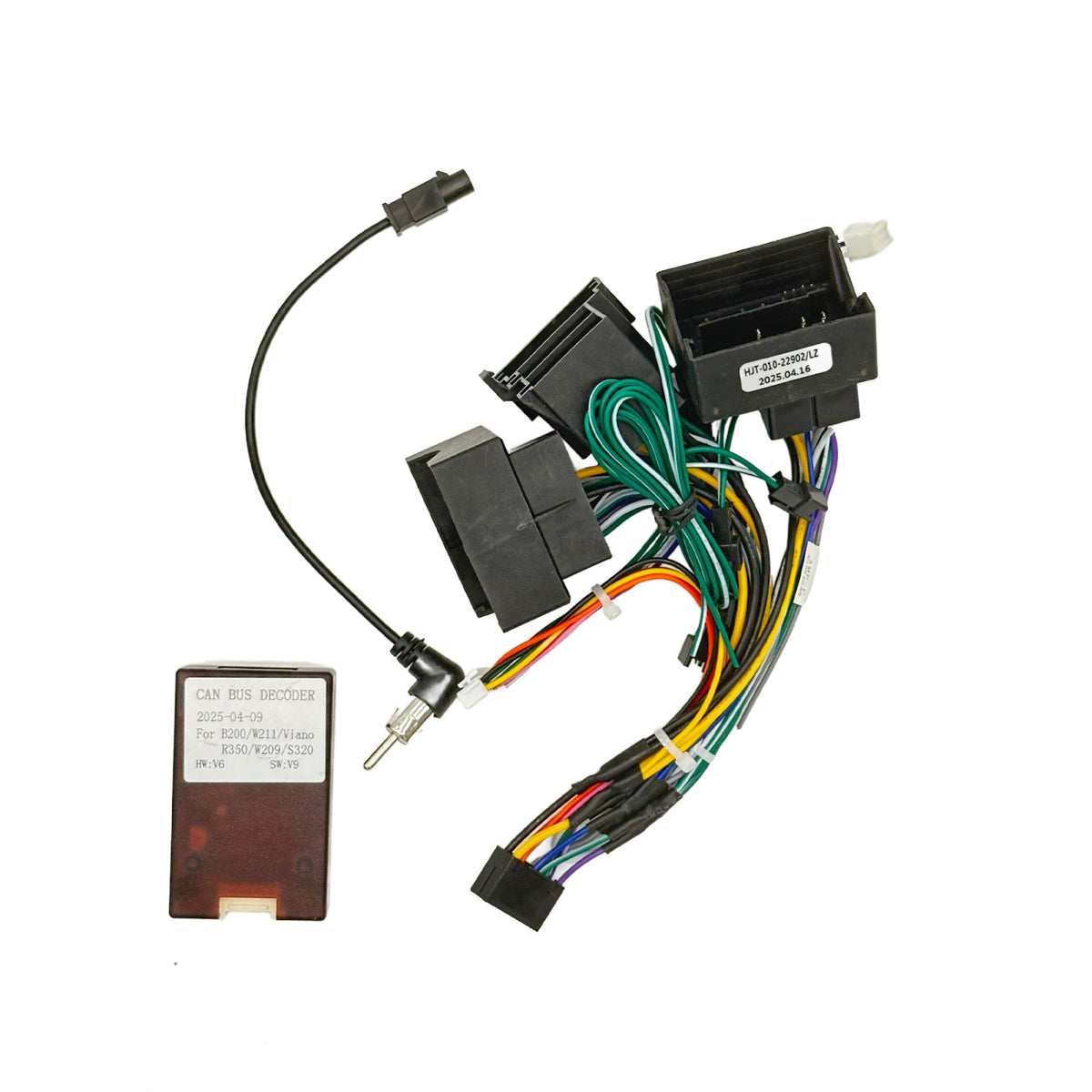 KIT Complet Rama Adaptoare + Cablaj Autodrop Mercedes Benz ML W164 / GL X164 pentru Navigatie Multimedia Android 9 inch