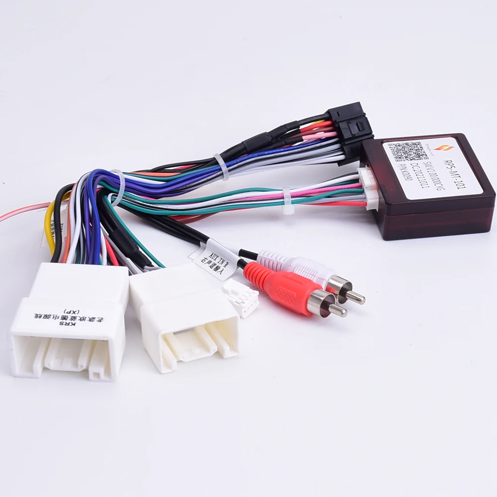 Cablaj multimedia Cablaj adaptor Autodrop Mitsubishi Outlander (Rockford - Amplificare) (2008-2013) pentru Navigații multimedia Android - Copie
