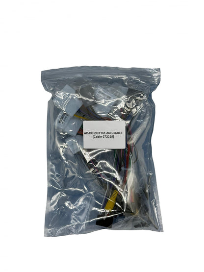 Cablaj multimedia Cablaj adaptor Autodrop Nissan Qashqai / Nissan Juke (2008-2013) cu camera spate, 360 si BOSE pentru Navigații multimedia Android