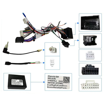 KIT Complet Rama Adaptoare + Cablaj Autodrop Opel Corsa E / Adam (2013-2019) pentru Navigatie Multimedia Android 9 inch