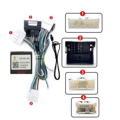 KIT Complet Rama Adaptoare + Cablaj Autodrop Renault Megane 3 (2009-2014) pentru Navigatie Multimedia Android 9 inch
