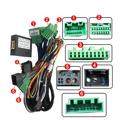 Cablaj multimedia Cablaj adaptor Autodrop Volvo XC90 (Fara AUX) (2004-2014) pentru Navigații multimedia Android