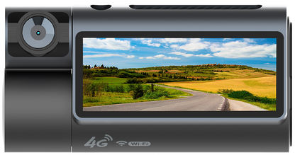 Camera auto DVR 4G MOSERA F12 PLUS, 3 camere, 2K + Full HD, Sony IMX415, GPS Tracking, WiFi 6, Night Vision IR, Cloud Live View, monitorizare parcare, aplicatie mobil + PC