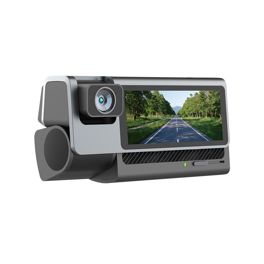 Camera auto DVR MOSERA T3 PLUS 4G Cloud 3CH, 4K Sony IMX415 + interior 1080P + camera spate 1080P, GPS, WiFi 6, ecran touch IPS 3”, Night Vision, monitorizare live