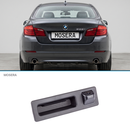 Cameră marșarier BMW Seria 5 Sedan 2009-2017 în mâner AHD 1080P/NTSC MOSERA