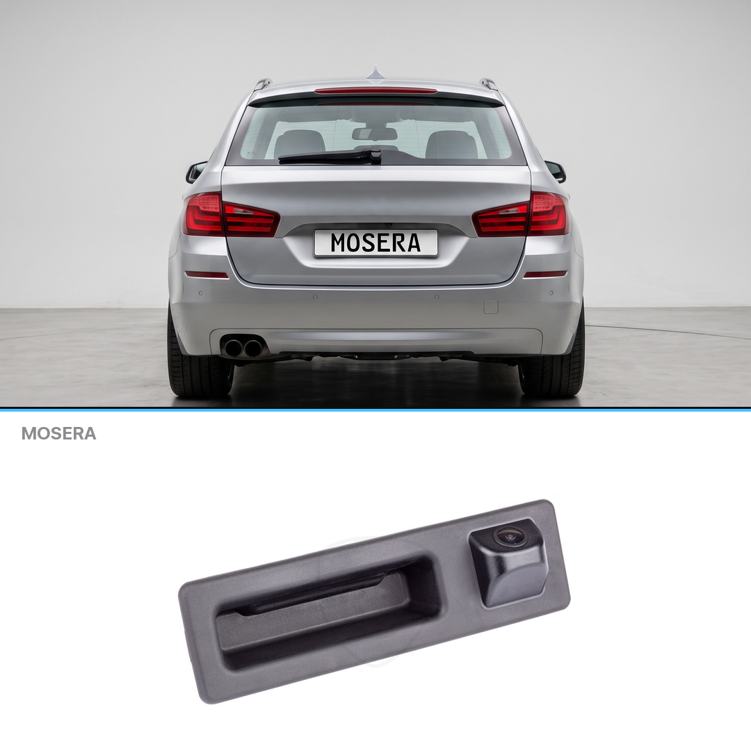 Cameră marșarier BMW Seria 5 Touring 2009-2017 în mâner AHD 1080P/NTSC MOSERA