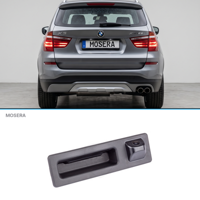 Cameră marșarier BMW X3 2009-2017 în mâner AHD 1080P/NTSC MOSERA