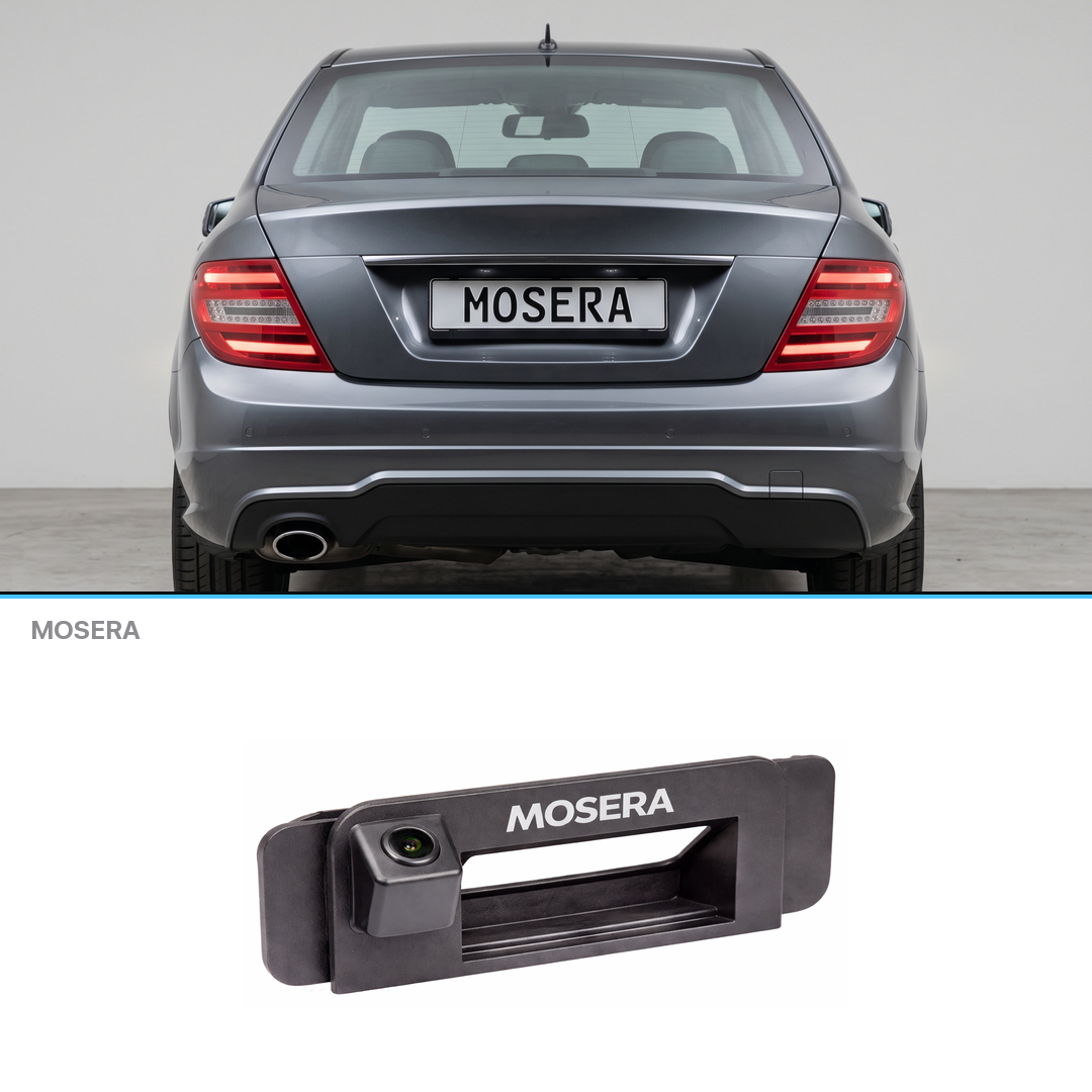 Cameră marșarier Mercedes-Benz Clasa C 2013+ în mâner AHD 1080P/NTSC MOSERA