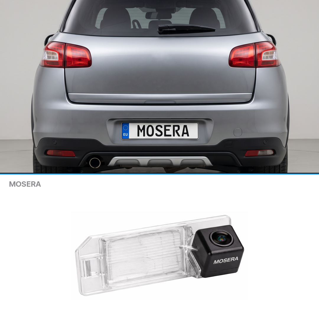 Camera Marsarier Peugeot 4008 - AHD 1080P / NTSC, Unghi 155 Grade, MOSERA