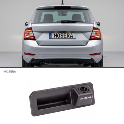 Cameră marșarier Skoda Fabia Hatchback - Kombi 2015+ în mâner AHD 1080P/NTSC MOSERA