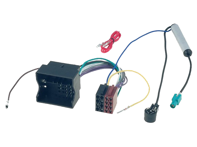 Conectica Adaptoare ISO Quadlock si Radio Fakra cu amplificator pentru Volkswagen