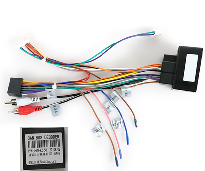 Cablaj Alimentare / Conector Adaptor si Canbus Volkswagen / Skoda / Seat pentru navigatii Android -