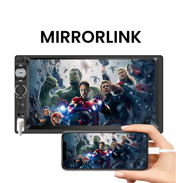 [KIT] MP5 Player pentru MEGANE 2, WinCE, Bluetooth, USB, CardSD, Camera Marsarier, Auxiliar, Mirrorlink, Touchscreen, - AD-BGP7010B+AD-BGRRE0032DIN