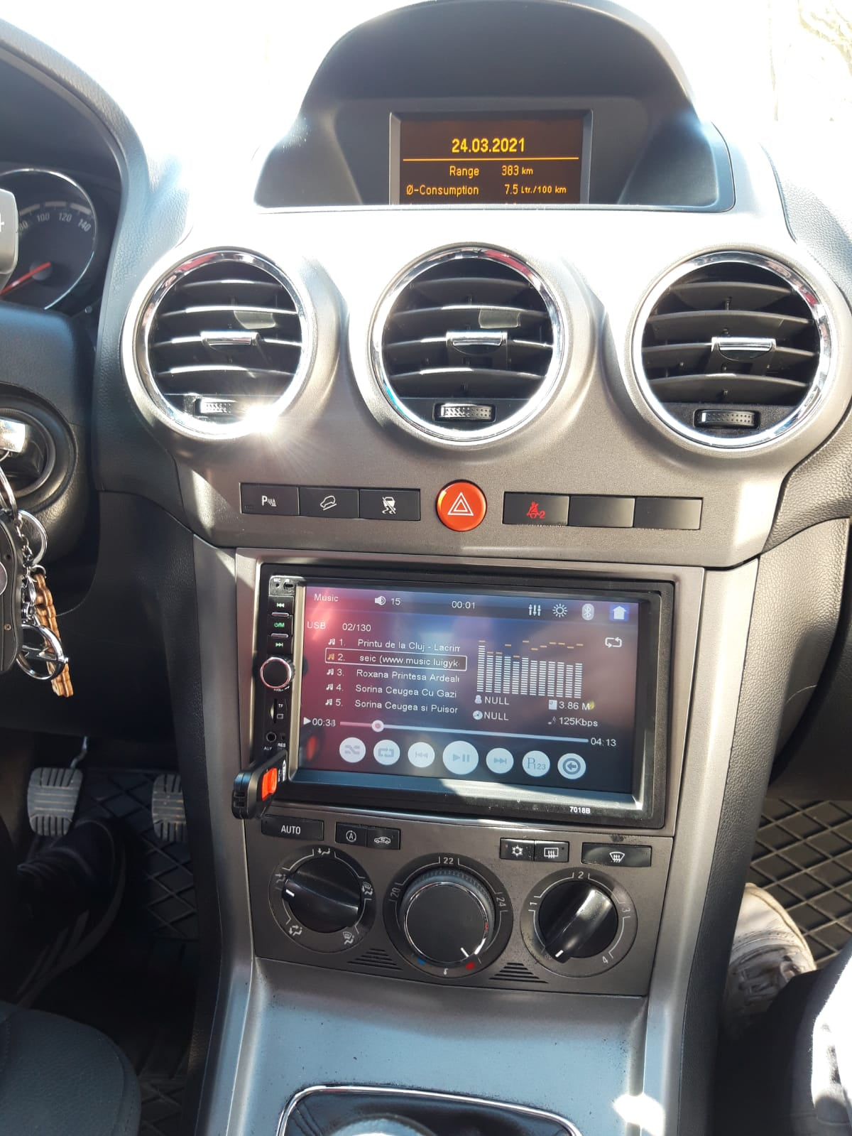 [KIT] MP5 Player pentru OPEL, WinCE, Bluetooth, USB, CardSD, Camera Marsarier, Auxiliar, Mirrorlink, Touchscreen, - AD-BGP7010B+AD-BGROP0022DIN