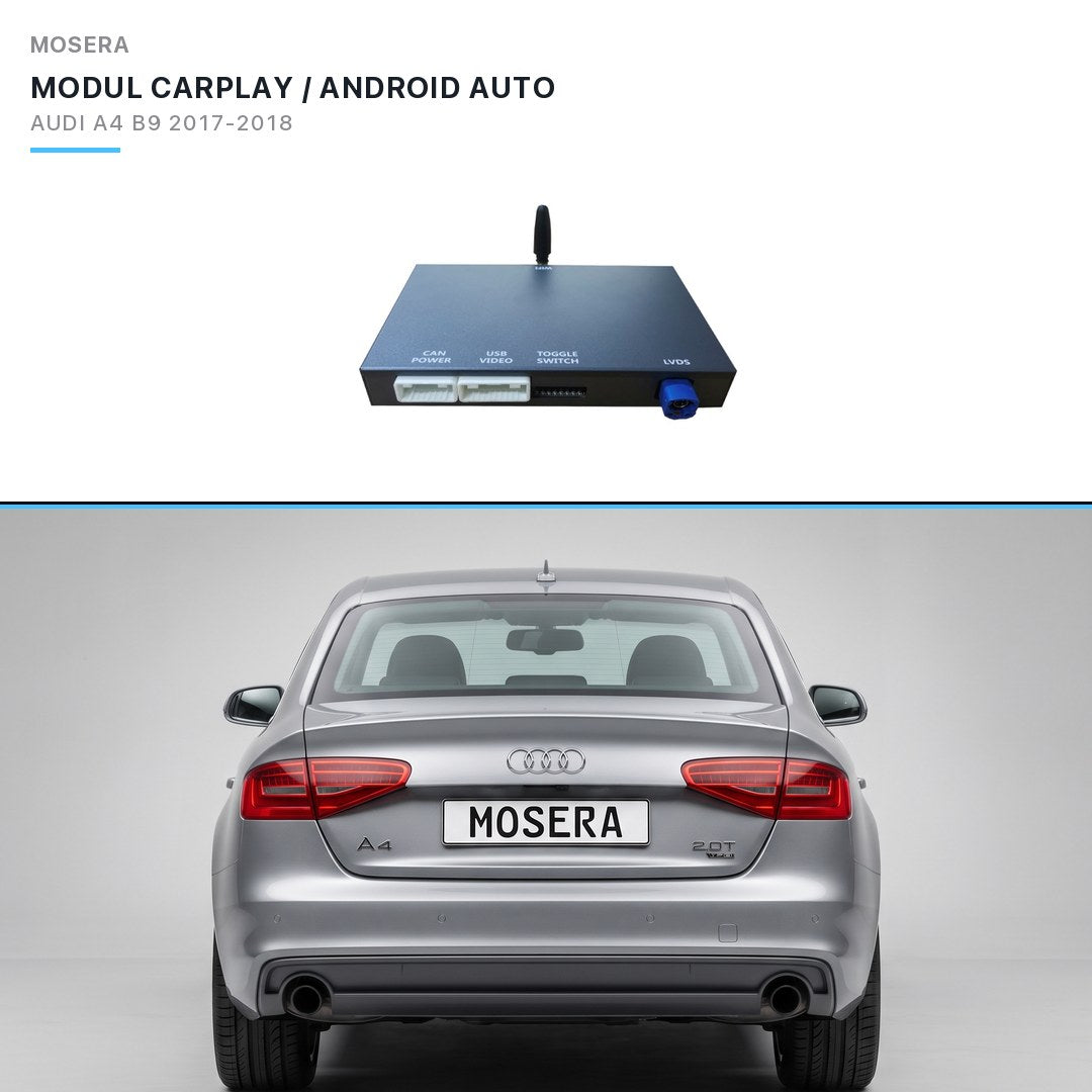 Modul CarPlay wireless & Android Auto Audi A4 B9 2017-2018 MIB | MOSERA