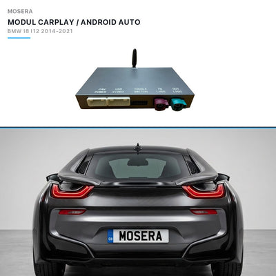 Modul CarPlay wireless & Android Auto BMW i8 I12 2018-2021 EVO | MOSERA