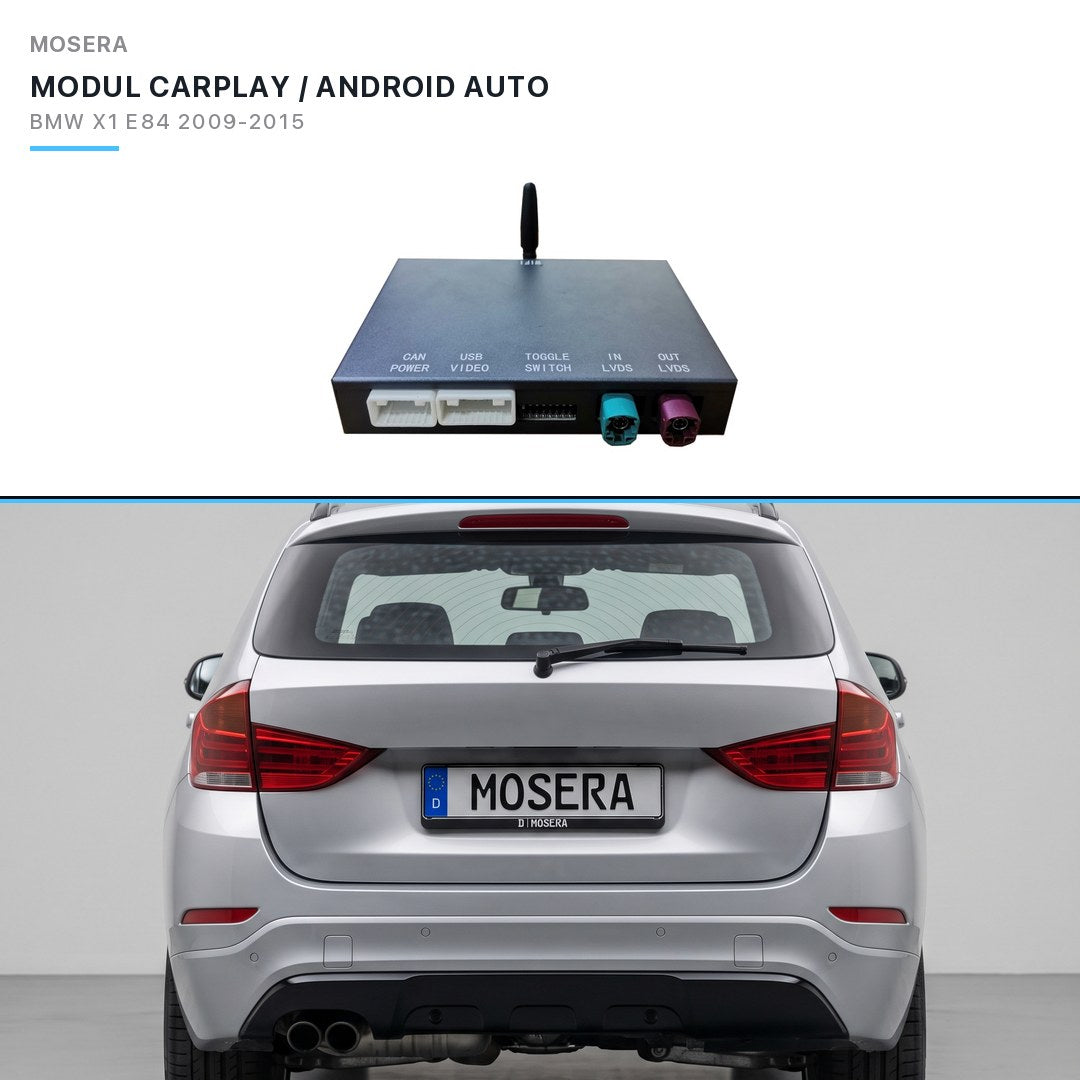 Modul CarPlay wireless & Android Auto BMW X1 E84 2009-2015 CIC | MOSERA