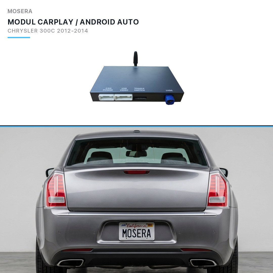Modul CarPlay wireless & Android Auto Chrysler 300C 2012-2014 Uconnect 8.4" | MOSERA
