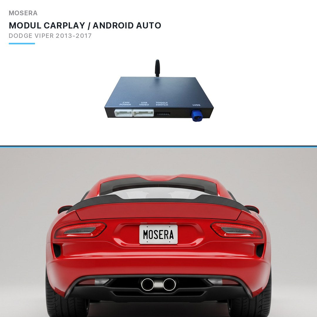 Modul CarPlay wireless & Android Auto Dodge Viper 2013-2017 Uconnect 8.4" | MOSERA
