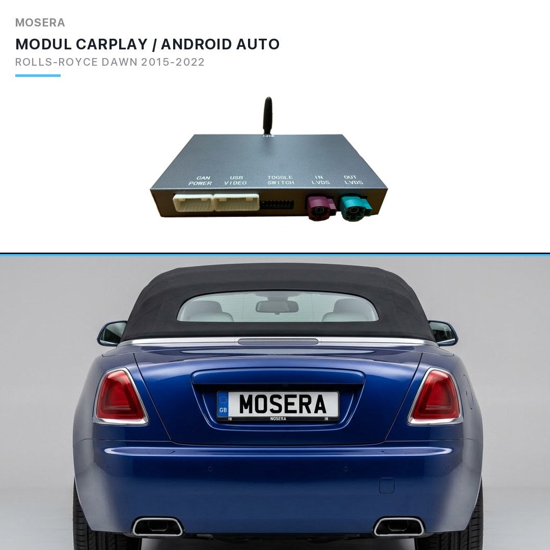 Modul CarPlay wireless & Android Auto Rolls-Royce Dawn 2015-2018 NBT | MOSERA