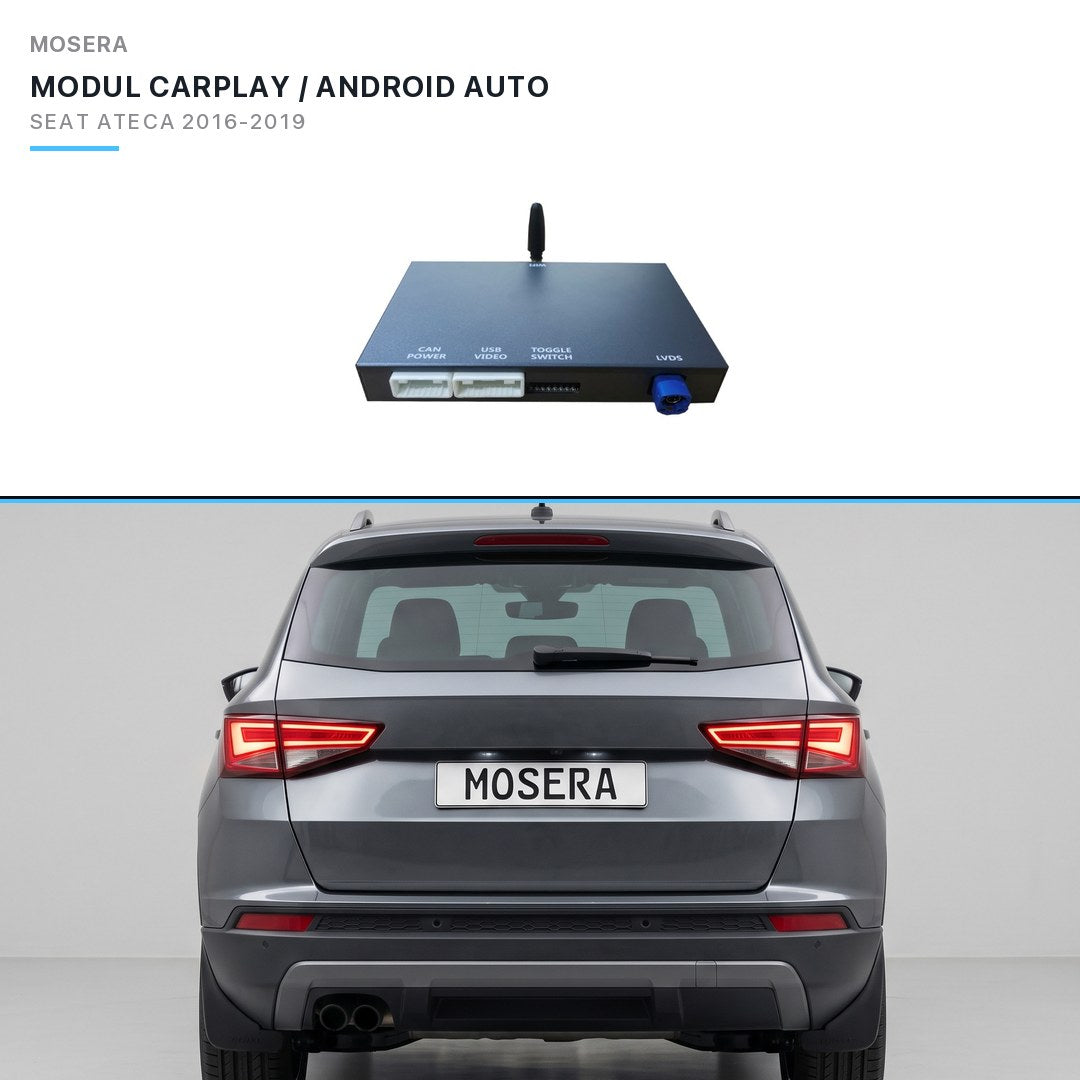 Modul CarPlay wireless & Android Auto Seat Ateca 2016-2019 MIB2 | MOSERA