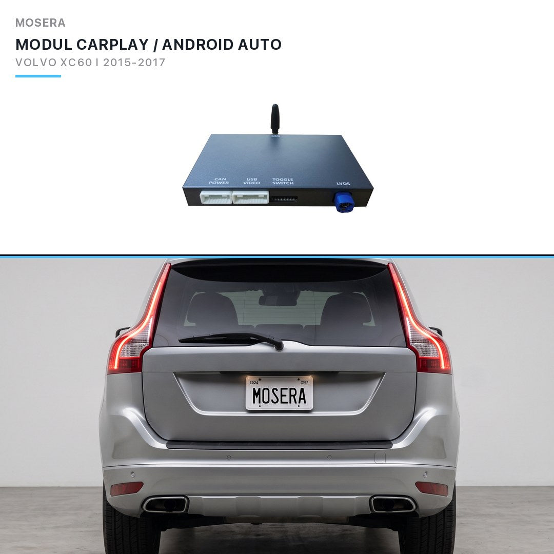 Modul CarPlay wireless & Android Auto Volvo XC60 I facelift 2015-2017 Sensus 7" | MOSERA