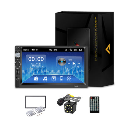 [Resigilat] MP5 Player multimedia 2DIN Universal, WinCE, Bluetooth, USB, CardSD, Camera Marsarier, Auxiliar, Mirrorlink, Touchscreen, - AD-BGP7010b - Copie