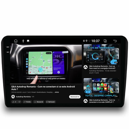 Navigatie 2K Audi A3/ S3/ RS3, Android, S-Quadcore / 4GB RAM + 64GB ROM, 9.5 Inch - AD-BGS90042K+AD-BGRKIT424