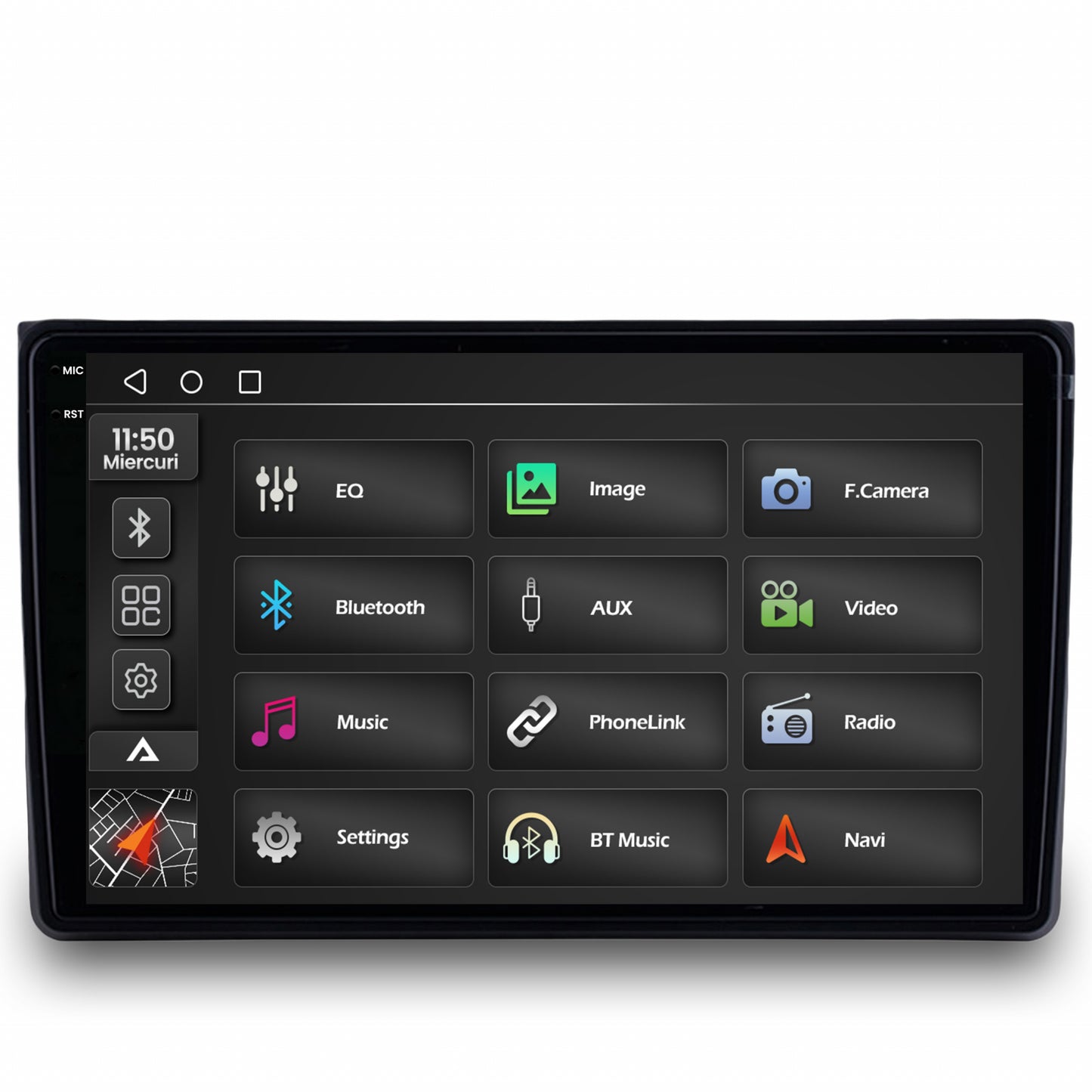 Navigatie 2K Audi A4(B6/B7) / Seat Exeo, Android, S-Quadcore / 4GB RAM + 64GB ROM, 9.5 Inch - AD-BGS90042K+AD-BGRKIT425