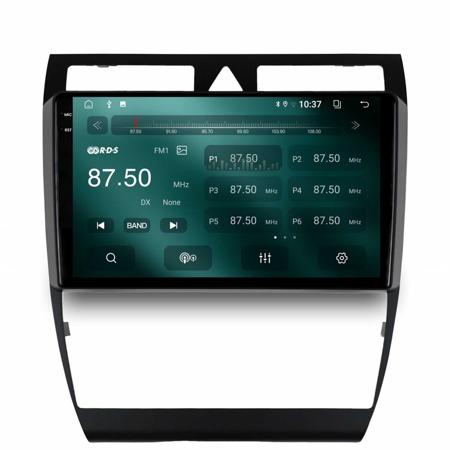 Navigatie 2K Audi A6 (1999-2004), Android, S-Quadcore / 4GB RAM + 64GB ROM, 9.5 Inch - AD-BGS90042K+AD-BGRKIT429